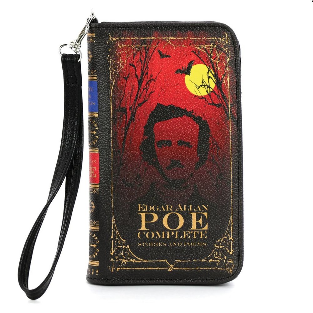 Edgar Allan Poe Book Wallet - Book Lover Gifts